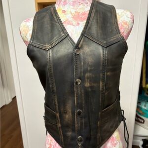 Genuine Leather Vest DREAM youth XXL or women’s S/M